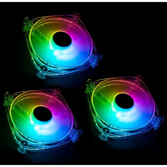 Ventilator Icecloud+ ARGB 120 Triple PWM Transparent