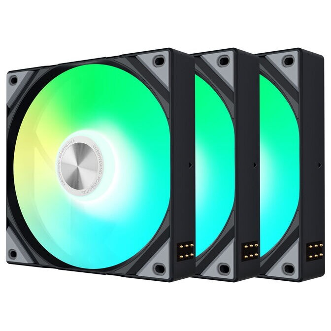 Ventilator ROTA SL ARGB Reverse 3-Pack 120mm Negru