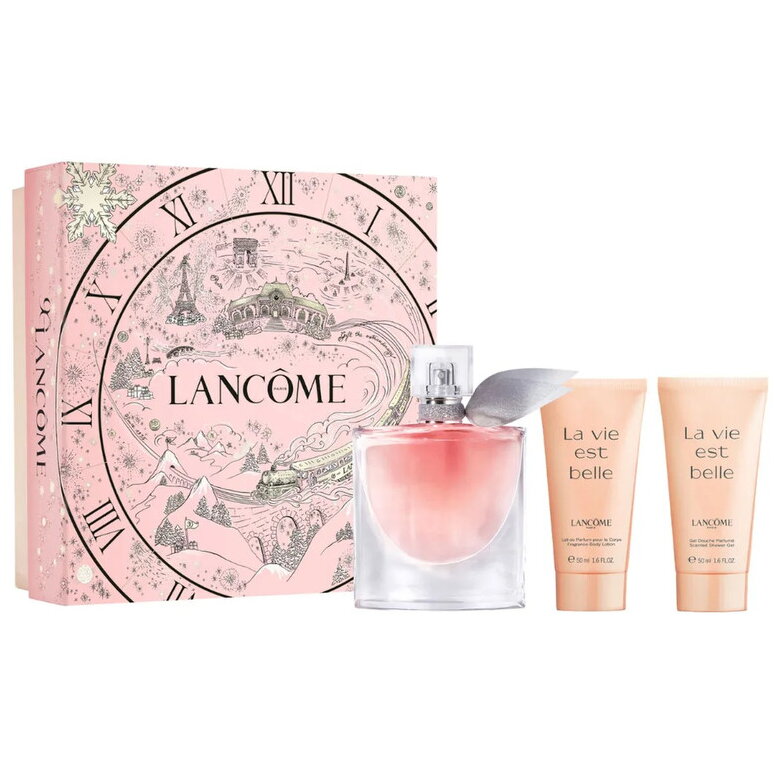 Set Lancome La Vie Est Belle Apa de Parfum 50ml + Gel de Dus 50ml + Loțiune de Corp 50ml