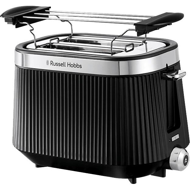 Prajitor de Paine Bronte  26760-56 2 Felii 6 Trepte Putere 980W Negru