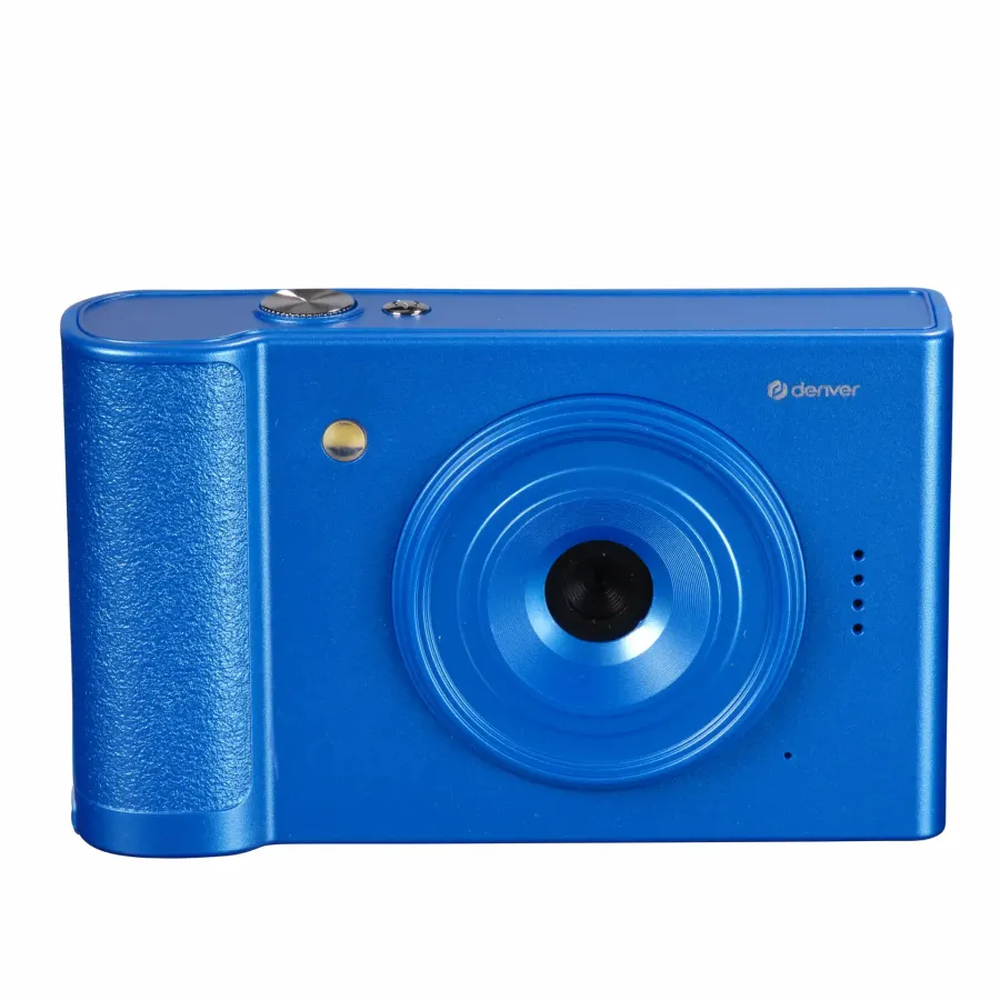 Aparat Foto Digital Denver DCA-4811BU Senzor 5MP CMOS Înregistrare Video Full HD Zoom Digital 8x Baterie 700mAh Albastru