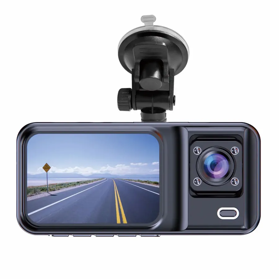Camera Auto Duală Denver CCT-2500 Display IPS 2Inch Senzor G Microfon și Difuzor Încorporate Negru