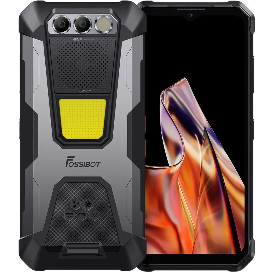Telefon FOSSiBOT F106 Pro 4G 8GB RAM 256GB Big Speaker Lanterna SOS 12000mAh NFC Android 14