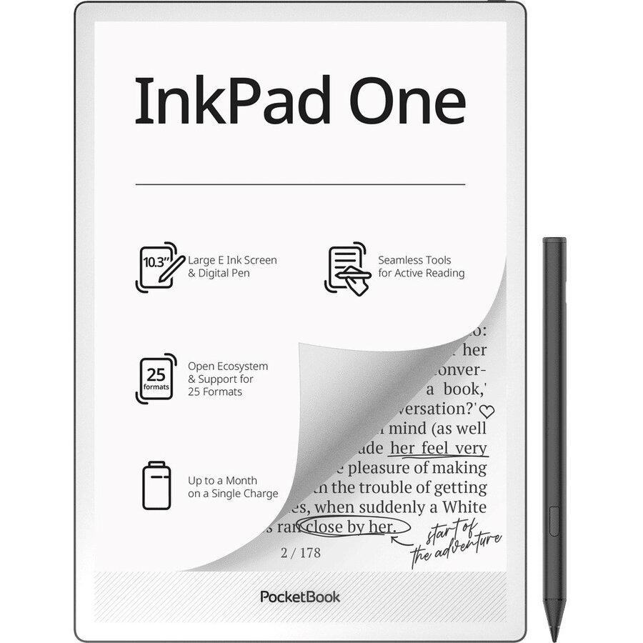E-reader InkPad One 1030 10.3Inch E-ink Mobius 32GB Wi-Fi Matte Black