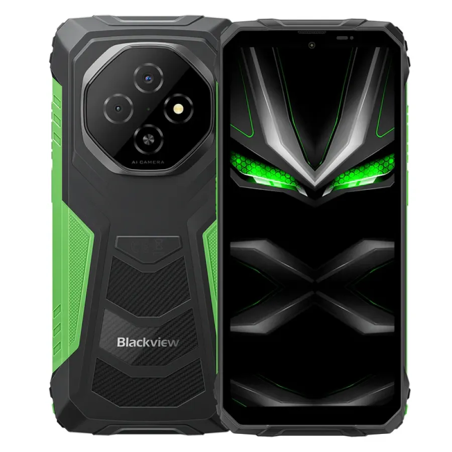 Smartphone Blackview FORT1 4G Dual SIM Ecran 6.56Inch HD+ RAM 6GB Flash 256GB Octa Core DokeOS 4.2 Bazat pe Android 15 10000mAh Verde