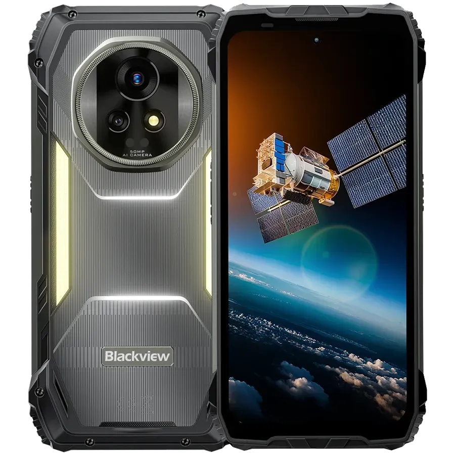 Smartphone Blackview XPLORE 2 5G+Satellite Dual SIM Ecran AMOLED 6.73Inch RAM 12GB Flash 1TB Octa-Core 3.35GHz 20000mAh Wi-Fi 6E Negru