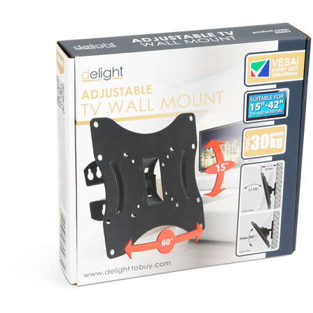 Suport TV Perete Reglabil VESA 50x50 200x200 15-42 inch Inclinabil Rotativ 30kg