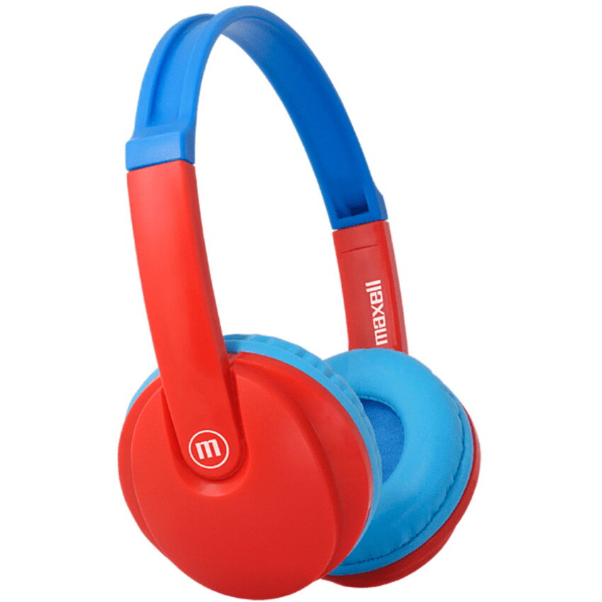 Casti pentru Copii HP-BT350 Microfon Bluetooth Limitare Volum 85dB Rosu/Albastru