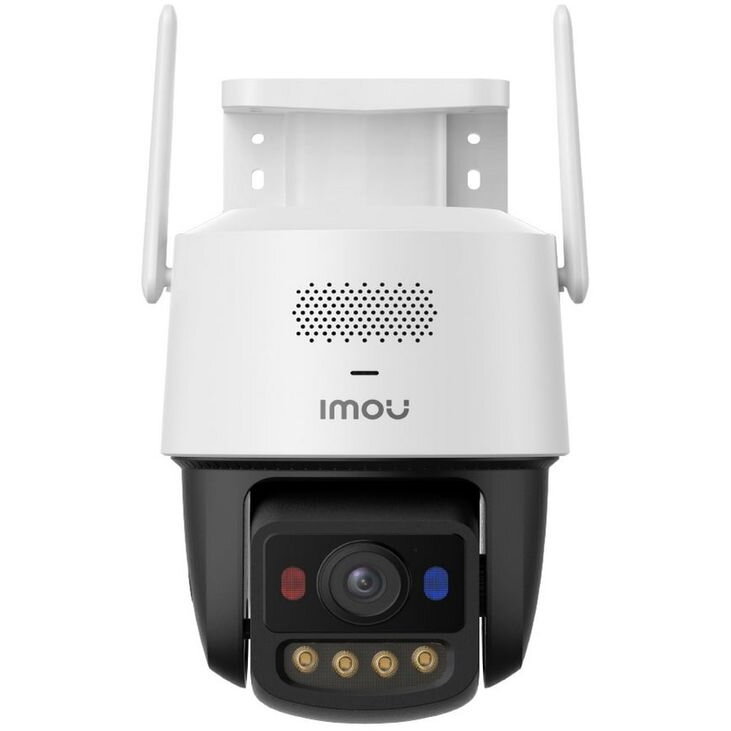 Camera IP de Supraveghere pentru Exterior Titan Pro 6MP Rezolutie 3K+ Aurora Full-Color Night Vision IR+LED 30M  Wi-Fi 2.4/5Ghz PoE IP66 Alb/Negru