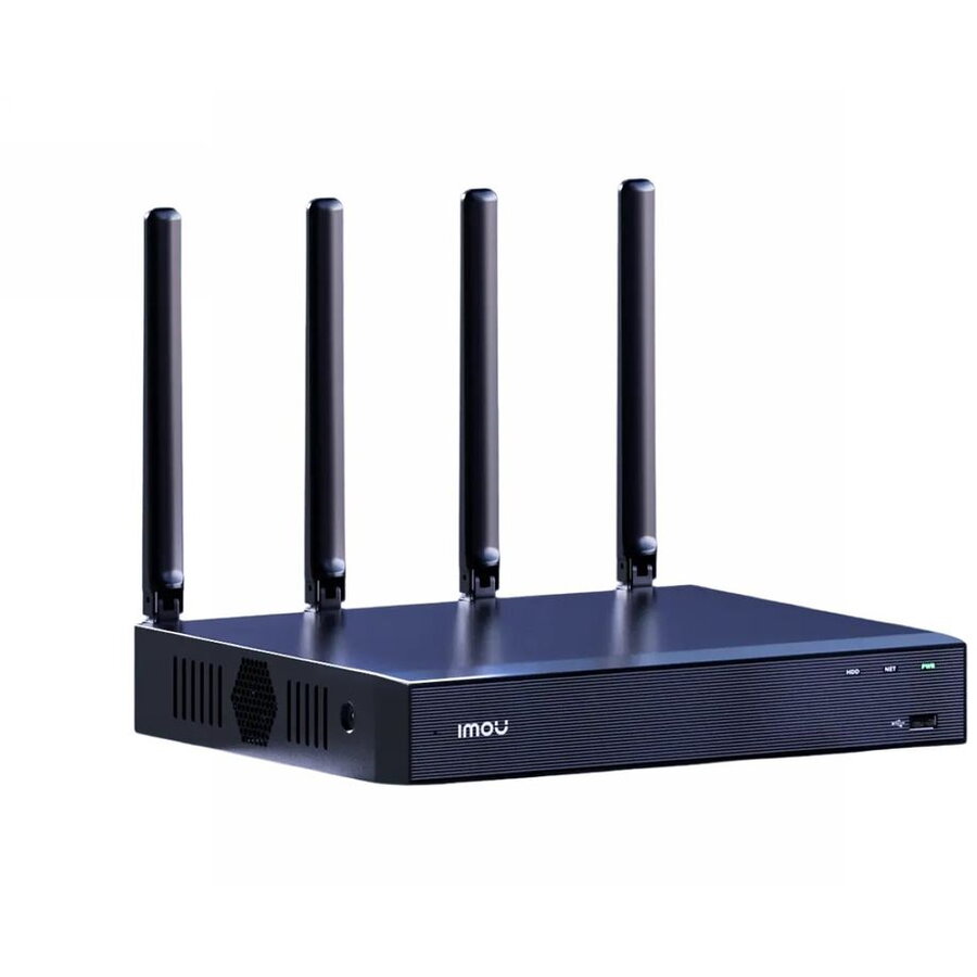 NVR N118V 18 Canale Wi-Fi 6 Microfon si Difuzor Incorporate HDMI VGA Negru