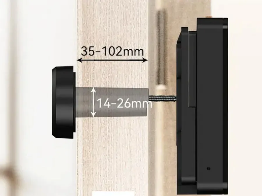 Accesorii Supraveghere IMOU VD1 Vizor de Ușă cu Camera 5MP și cu Ecran Interior 4.3Inch Detectare Persoane Wi-Fi Negru — imaginea 5