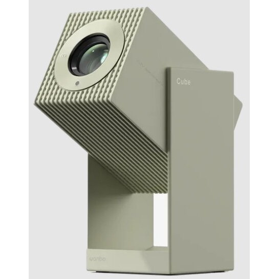 Videoproiector Portabil Cube 2 Pro 1920 x 1080 500 Lumeni Android 11 Verde Beige