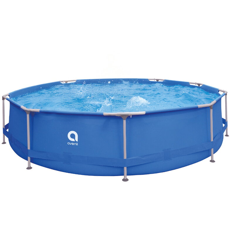Piscină Avenli Cadru Metalic 366 H76 Filtru 366 x 76 cm 6125l 6+Ani Albastru
