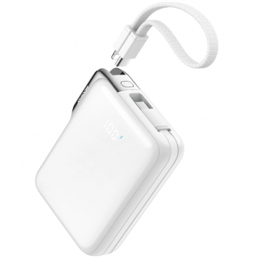 Baterie Externa Joyroom JR-PBF27 Pro 10000mAh 30W QC + PD 1 x Lightning - 2 x USB-C Alb