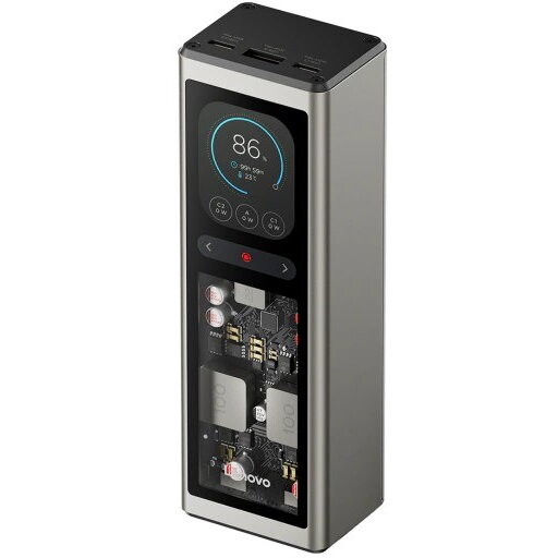 Baterie Externa 140W 20000mAh 2 x USB-C 1 x USB-A Gold Grey