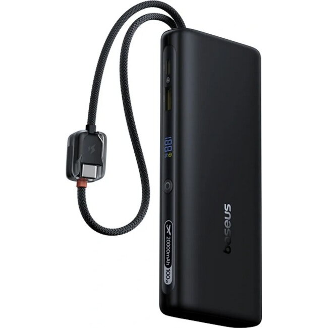 Baterie Externă Baseus EnerFill FC41 20000mAh 100W USB-C Negru — imaginea 4