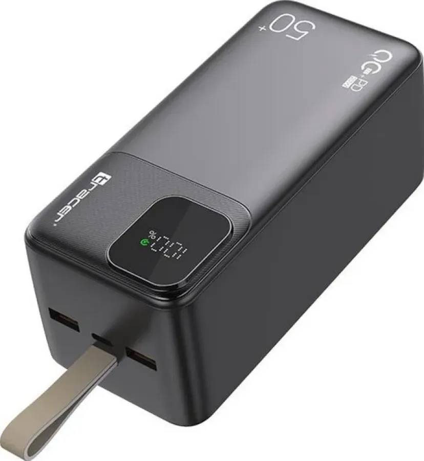 Baterie Externa Tracer Prime-V5 50000mAh QC22.5W+PD20W Gri