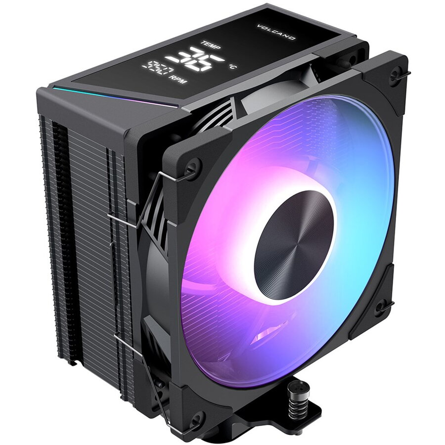 Cooler Procesor Modecom Volcano 0C T102 LCD ARGB Negru