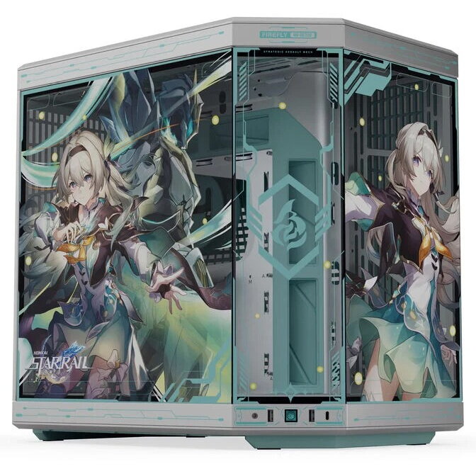 Carcasa Y70 Firefly Japan Edition Midi-Tower E-ATX Tempered Glass  Argintiu