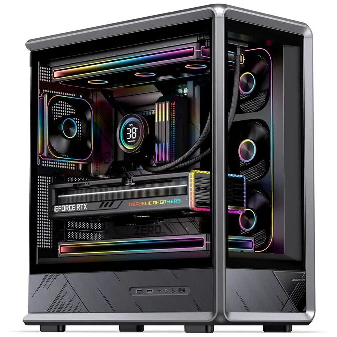 Carcasa D401 Midi Tower ATX Tempered Glass Negru