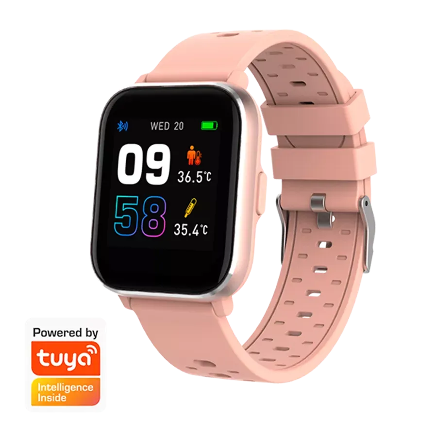 Smartwatch Denver SW-164 Ecran IPS Tactil 1.4 Inch Bluetooth 180mAh IP68 Roz