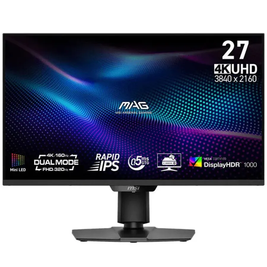 Monitor Gaming MSI MAG 274UPDFDE E16M 27 Zoll UHD 160/320Hz IPS-Panel Adaptive Sync