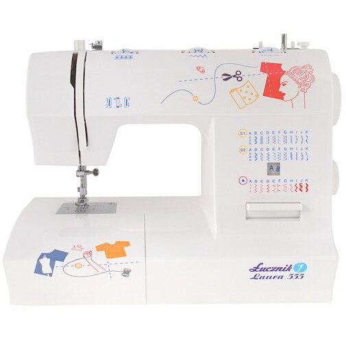 Masina de Cusut Mecanica LAURA 555 35 Programe de Cusaturi Alb