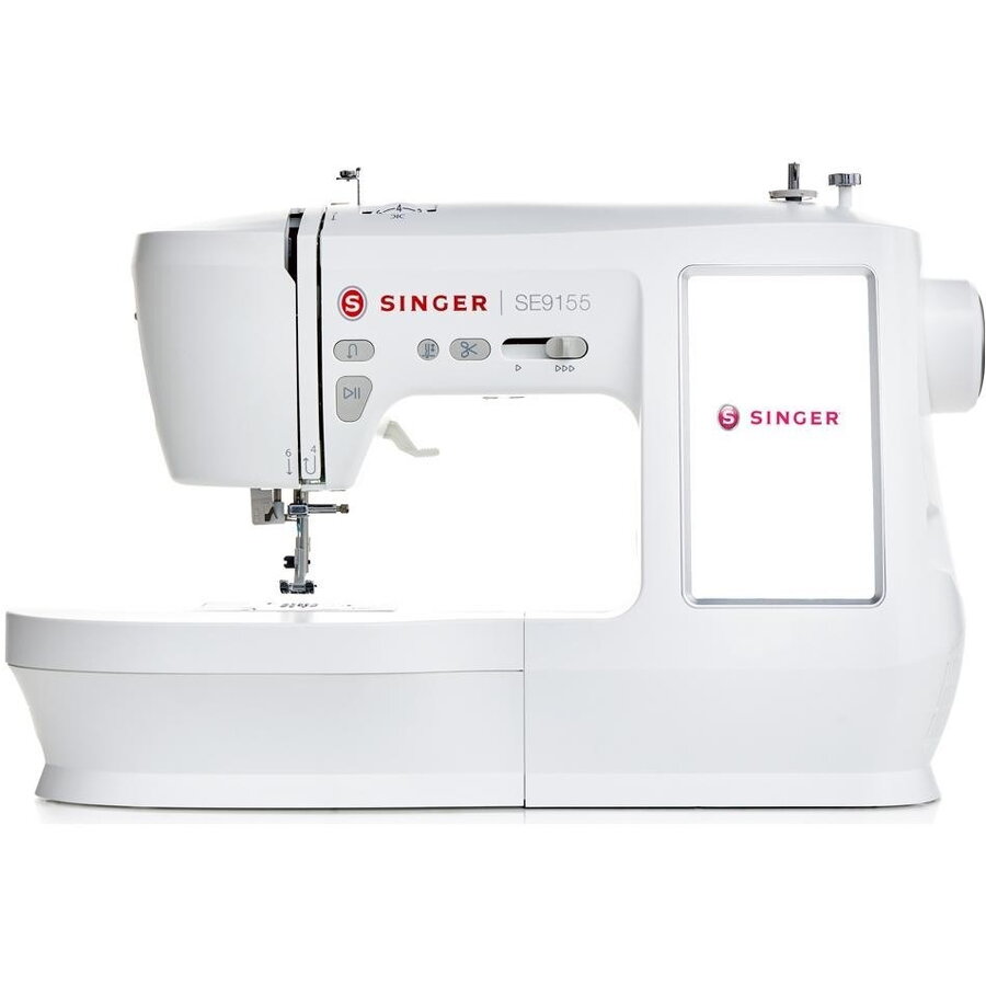 Masina de Cusut si Brodat SE9155 Ecran LCD Tactil 250 Cusaturi Alb