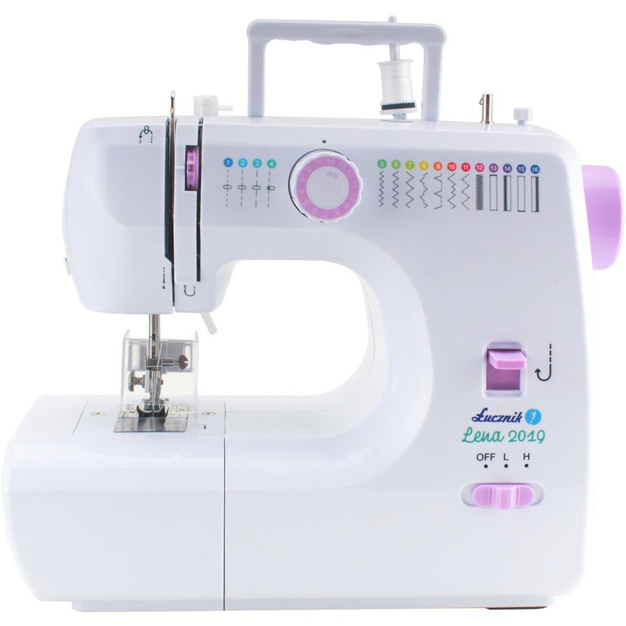 Masina de Cusut Compacta LENA 2019 16 Cusaturi Alb