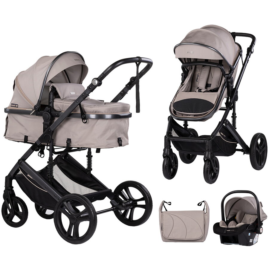 Carucior Amore 3in1 0 Luni+ Convertibil Latte