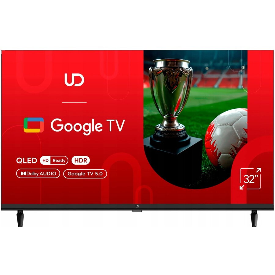 Televizor QLED Smart 32QHGC5210S 32Inch / 80CM HD Ready GoogleTV Negru