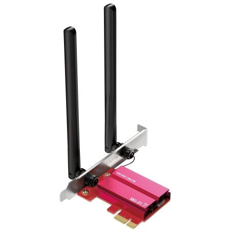 Adaptor Wireless MA37BE WiFi 7 Rosu