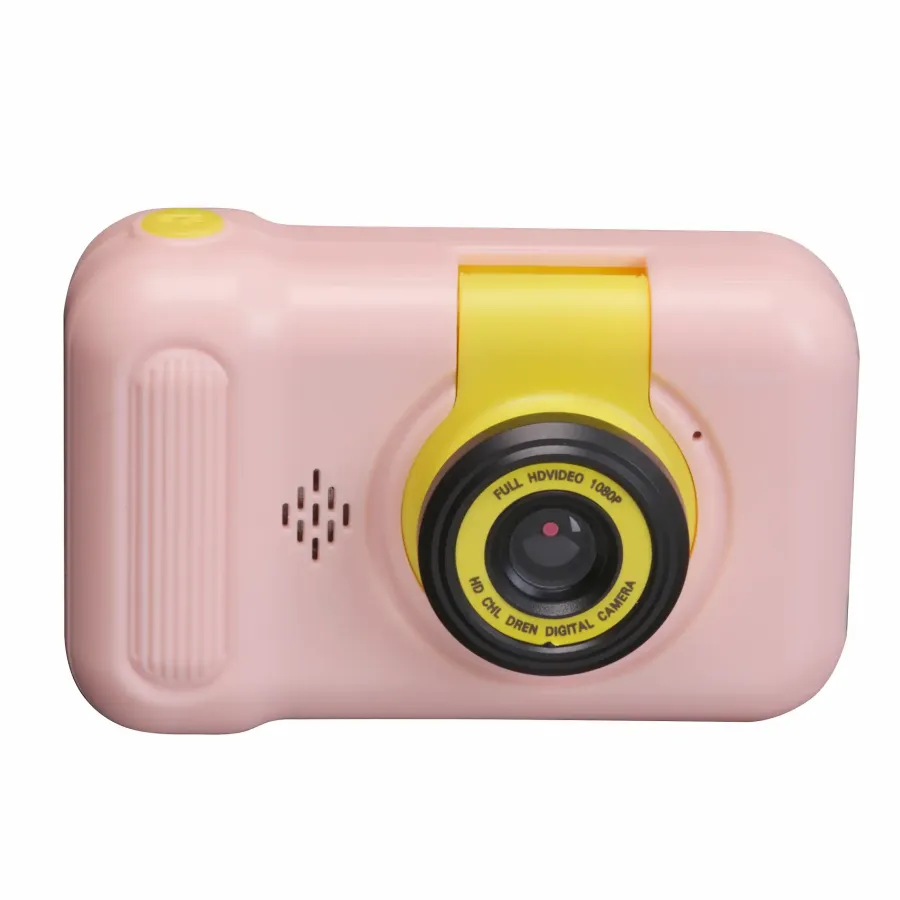 Aparat Foto Digital pentru Copii Denver KCA-1351RO Display LCD 2.4Inch Obiectiv Rabatabil Jocuri Efecte Foto Filtre Roz