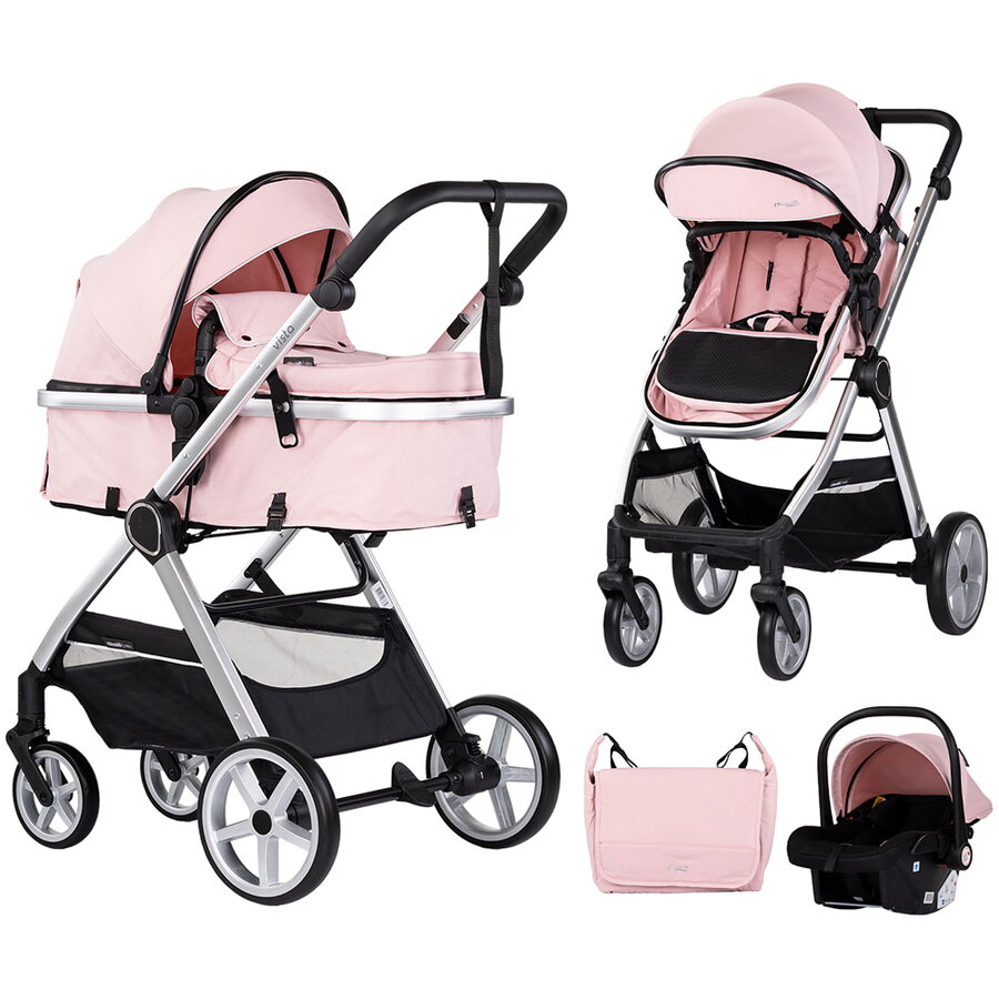 Carucior Vista 3 in 1 de la Nastere Maxim 22KG Roz