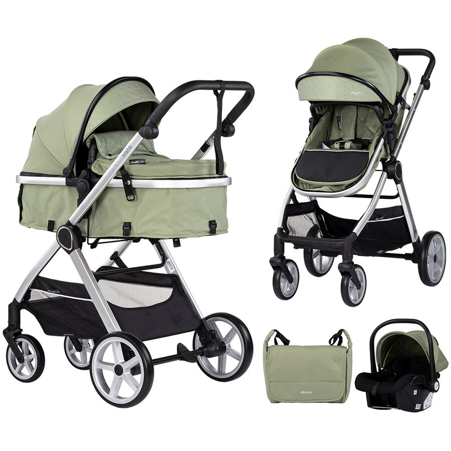 Carucior Vista 3 in 1 de la Nastere Maxim 22KG Verde