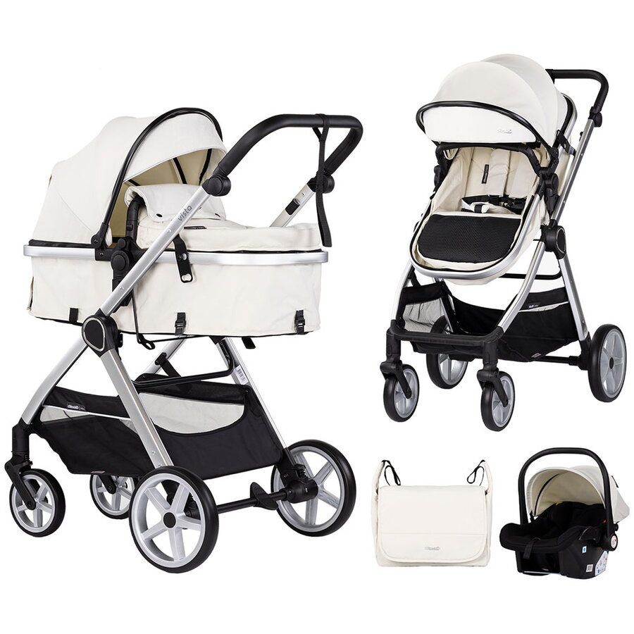 Carucior Vista 3 in 1 de la Nastere Maxim 22KG Bej