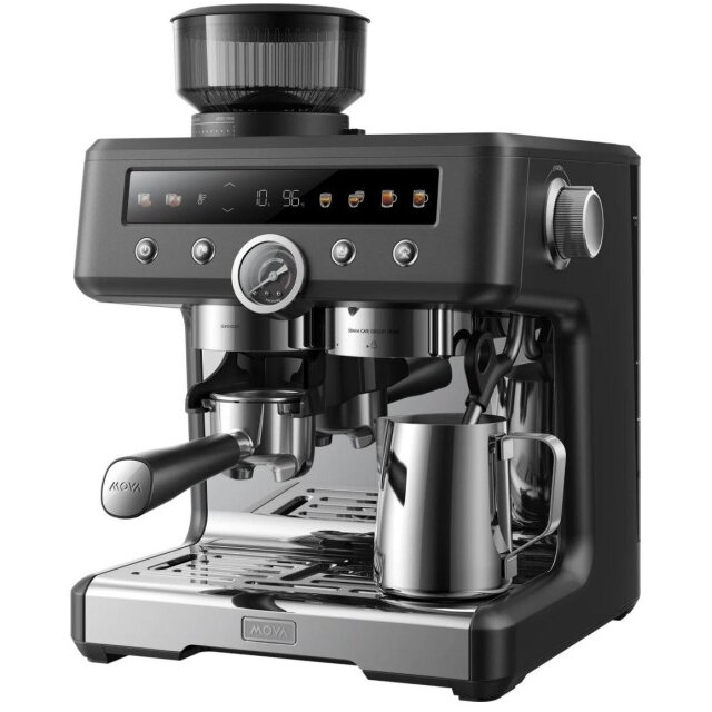 Espressor Manual S20 Pro Rezervor Apa 2.8L Rasnita Incorporata 3200W Negru