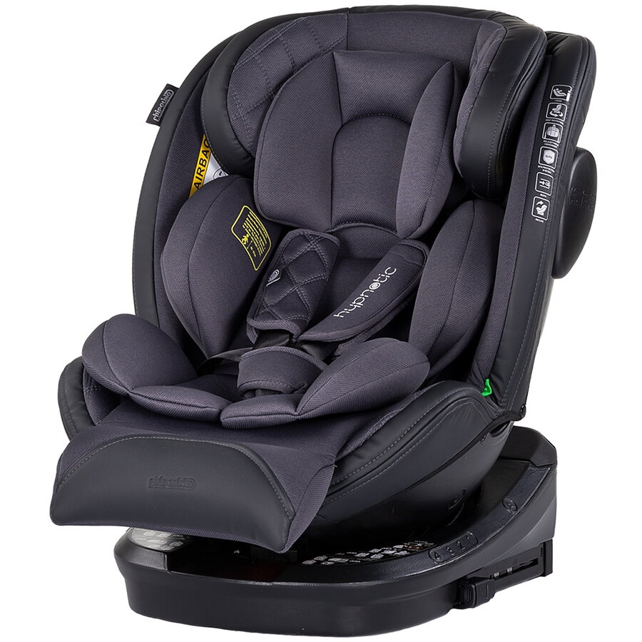Scaun Auto Copii Hypnotic I-Size 40-150CM cu Isofix Varsta 0 - 12 Ani Antracit