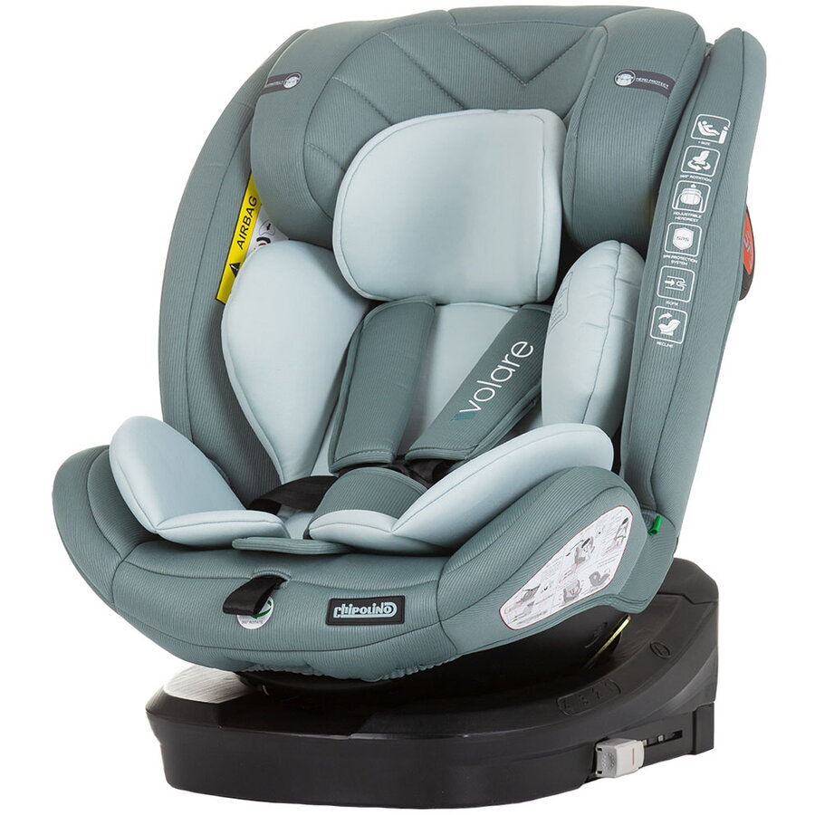 Scaun Auto Copii Volare I-Size cu Isofix 40-150CM Varsta 0 - 12 Ani Maxim 36KG Verde