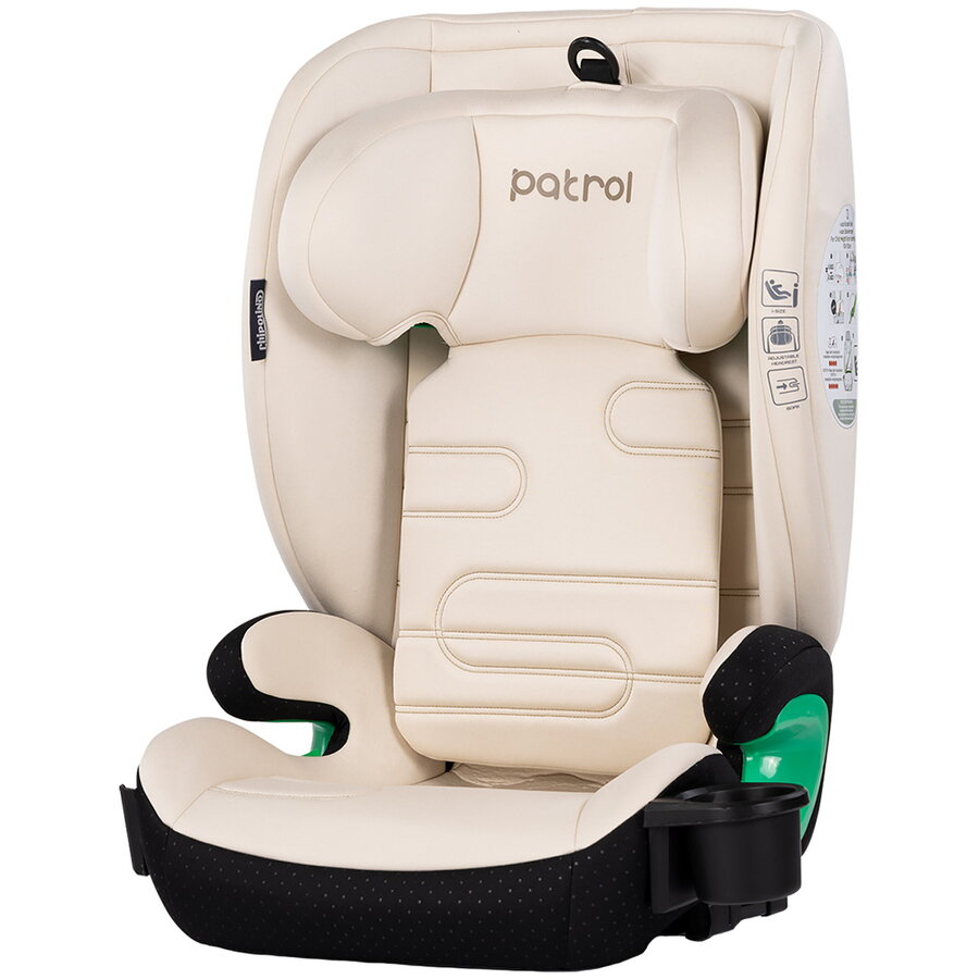 Scaun Auto Copii Patrol I-Size 100-150CM cu Sistem Isofix 4 - 12 Ani Cashmere