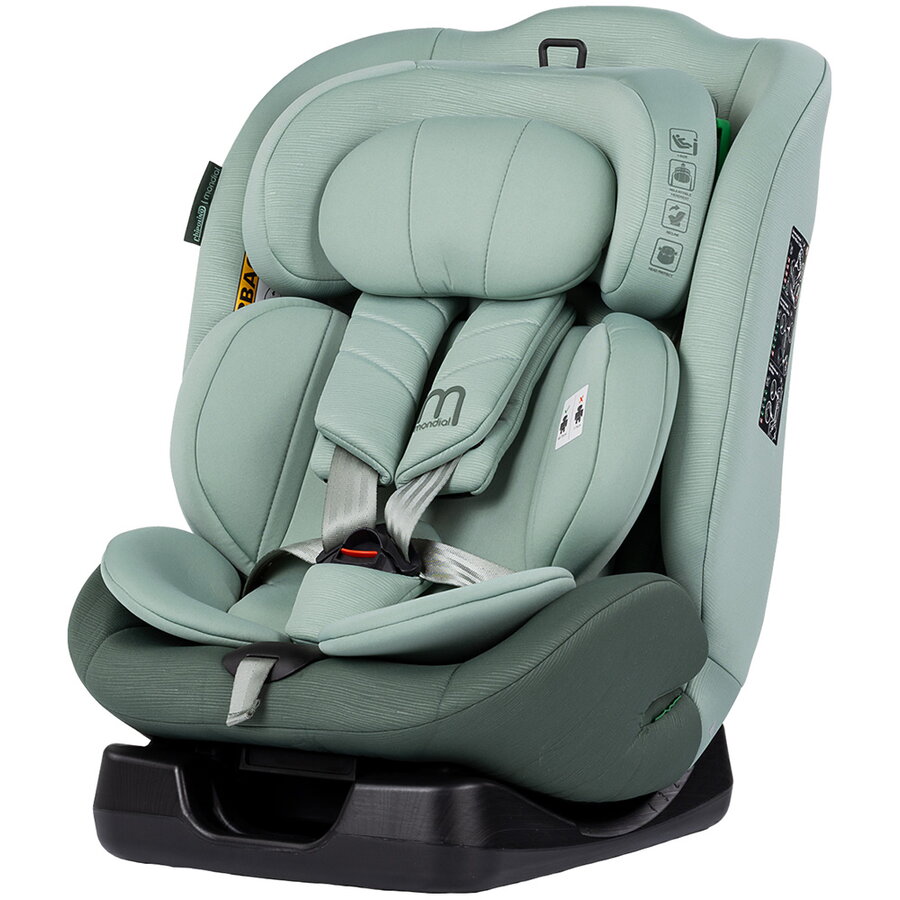 Scaun Auto Copii Mondial I-Size 40-150CM Varsta 0 - 12 Ani Maxim 36KG Matcha
