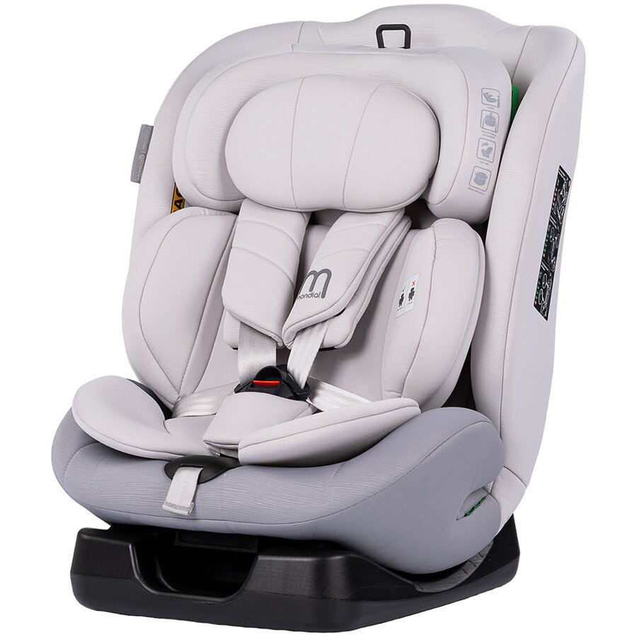 Scaun Auto Copii Mondial I-Size 40-150CM Varsta 0 - 12 Ani Maxim 36KG Gri