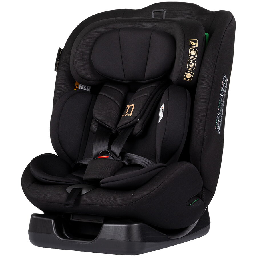 Scaun Auto Copii Mondial I-Size 40-150CM Varsta 0 - 12 Ani Maxim 36KG Negru