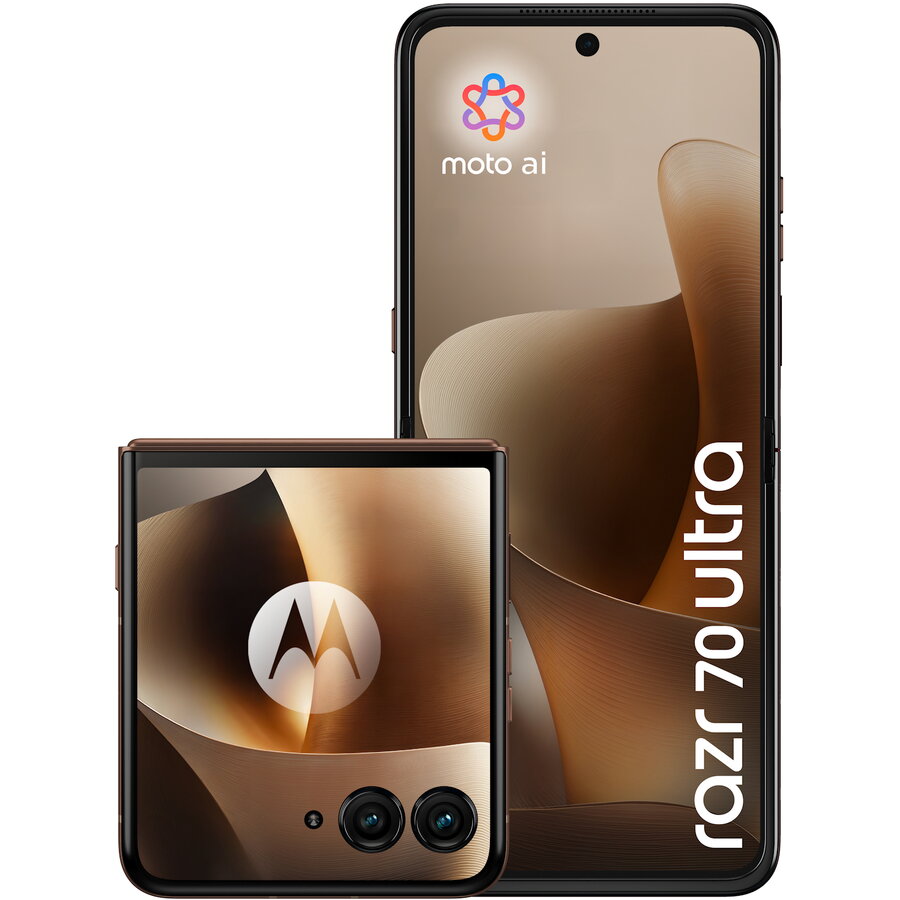 Telefon mobil Razr 70 Ultra 512GB 16GB RAM Dual Sim 5G Cocoa