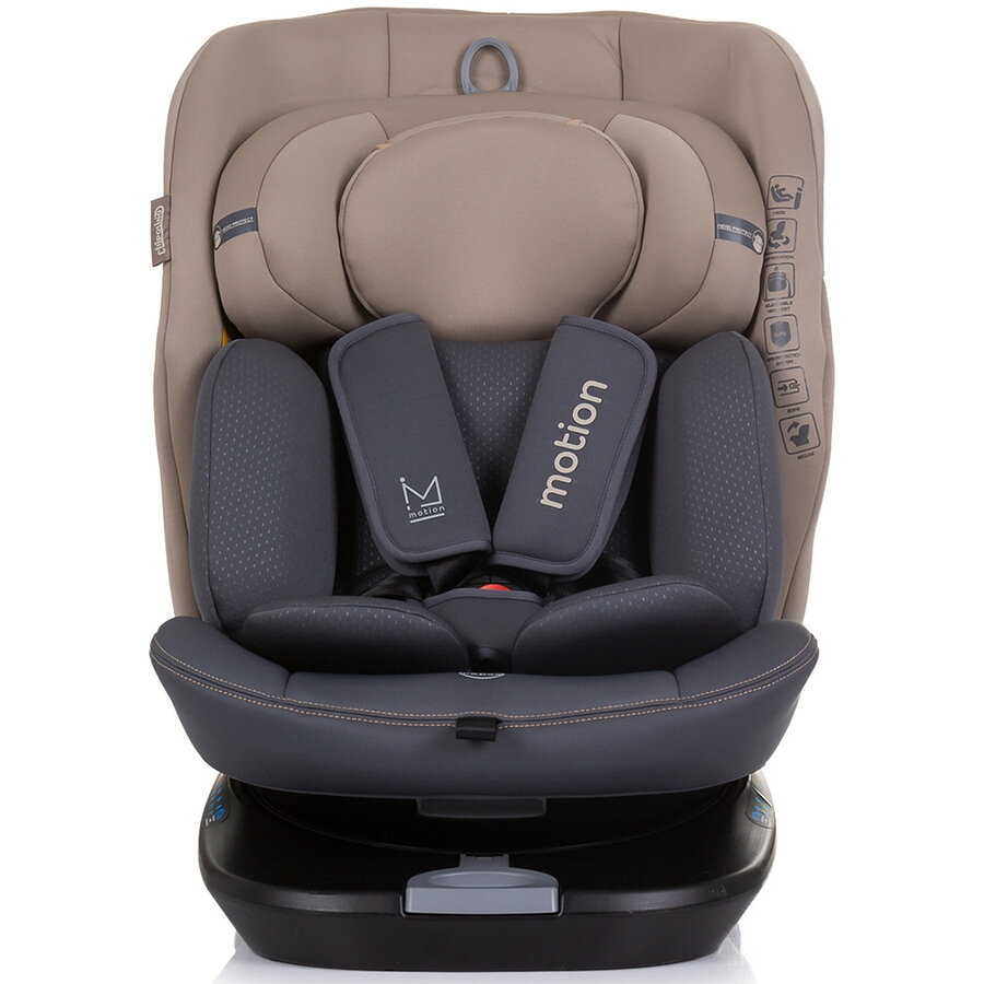 Scaun Auto Copii Motion I-Size 40-150CM cu Sistem Isofix 0 - 12 Ani Maxim  36KG Macadamia