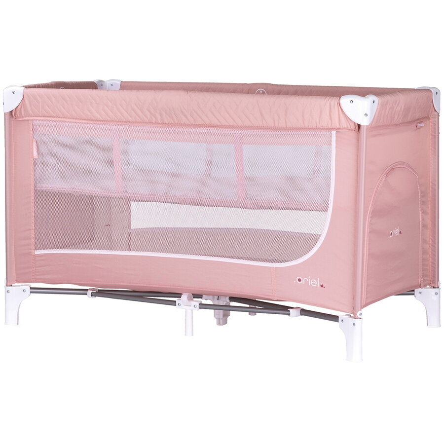 Patut Pliabil Ariel de la Nastere pana la 15KG Roz Marshmallow