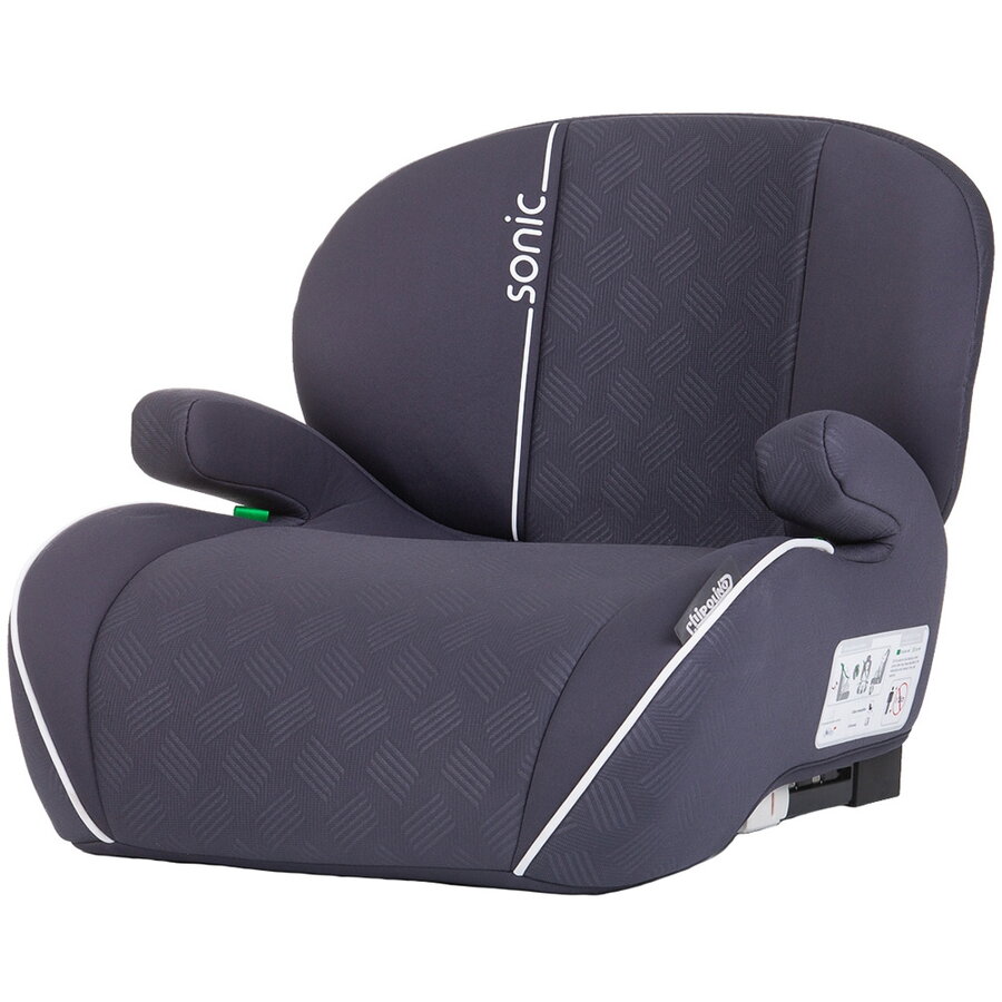 Inaltator Auto Sonic I-Size 125-150 cm cu Sistem Isofix Testat ADAC Anthracite