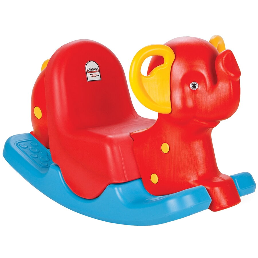 Balansoar pentru Copii Pilsan Happy Elephant Red
