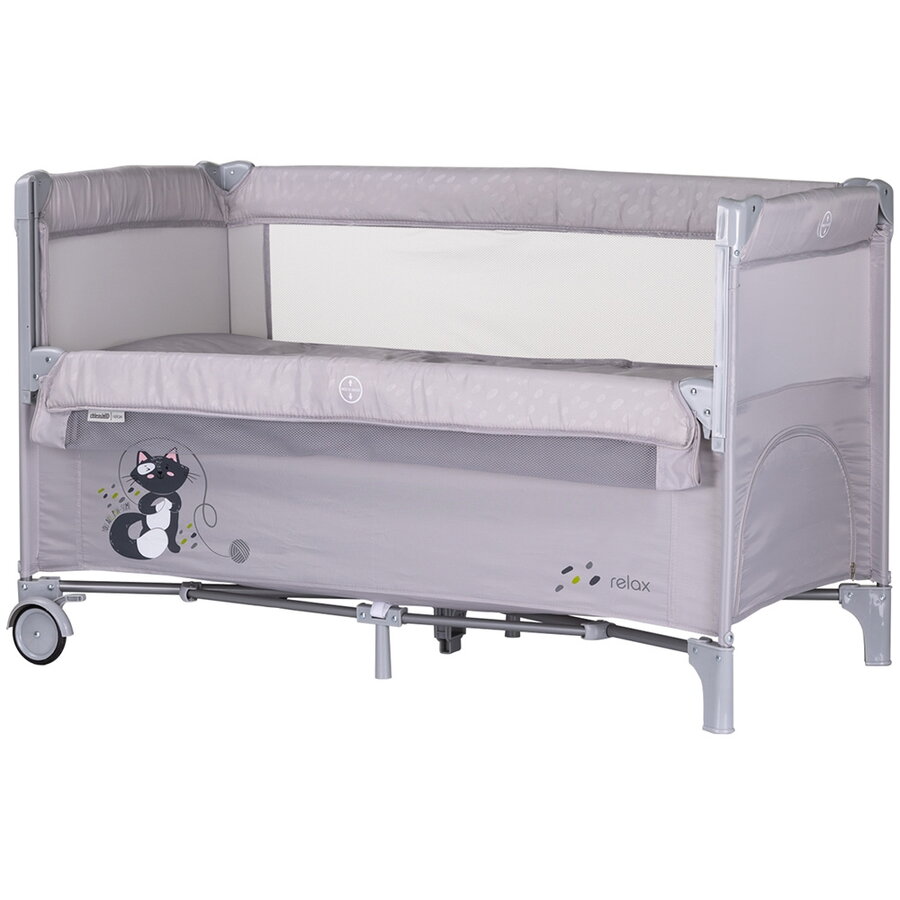 Patut Pliabil cu Laterala Culisanta Relax Cloud