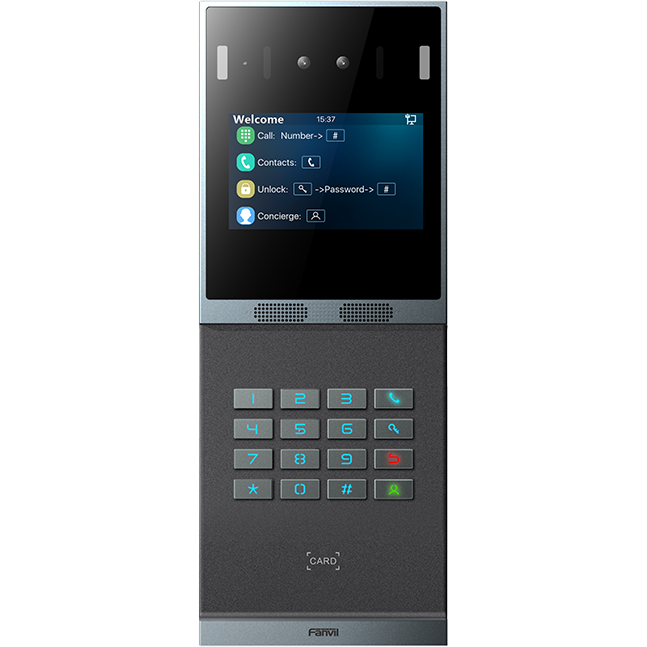 Videointerfon i66 Ecran IPS 4Inch Tehnologie Recunoastere Faciala IP66 Gri